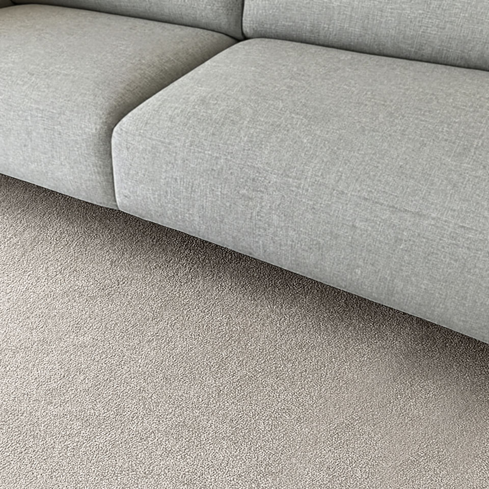 Sofa upholstery after professional cleaning by MelaClean Malta – spotless result